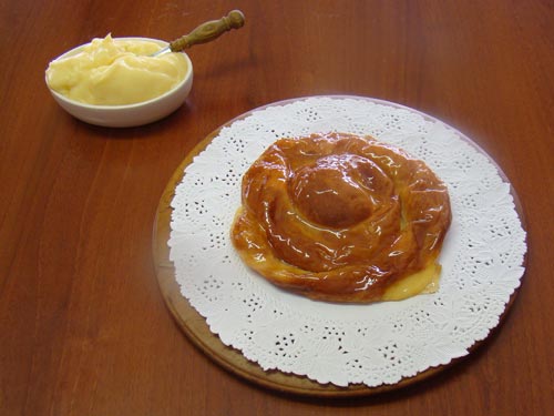 ENSAIMADA CREMA ARTESANA130g  24u