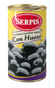OLIVES NEGRES GREGUES SERPIS 300g SG VG (12)