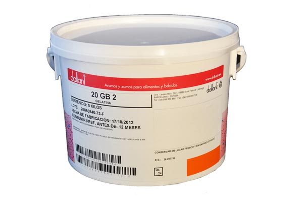 GELATINA 20G5 5Kg.