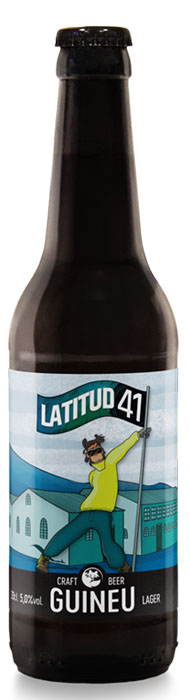 CERVESA GUINEU LAGER/LATITUD 16x33cl