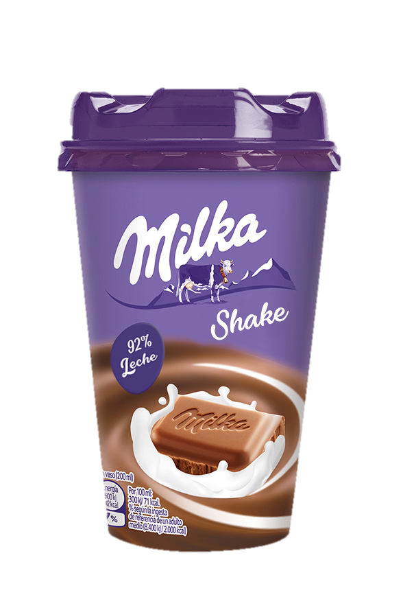  MILKA SHAKE VASO 200ml 10u