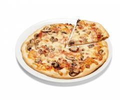 PIZZA FINA BACO / XAMPINYONS 6u 27cn