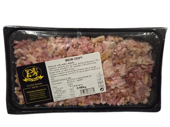 BACON VIRUTES TOPING 500g aprox