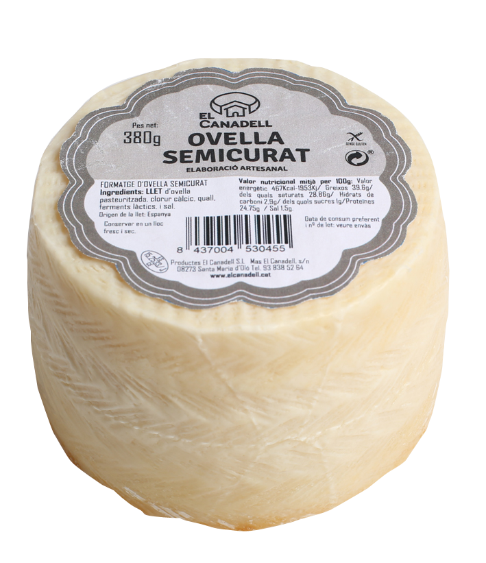FORMATGE OVELLA SEMI 380g__
