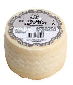 FORMATGE OVELLA SEMI 380g__