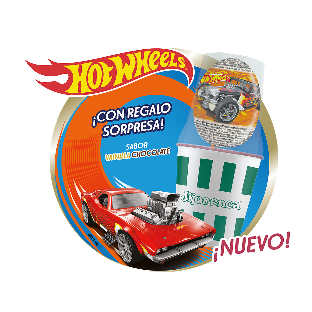 VASITO HOT WEELS OU SORPRESA 12u 