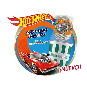 VASITO HOT WEELS OU SORPRESA 12u 