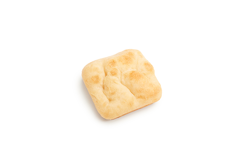 MINI FOCACCIA PLAIN CRISTALI 85g 36u