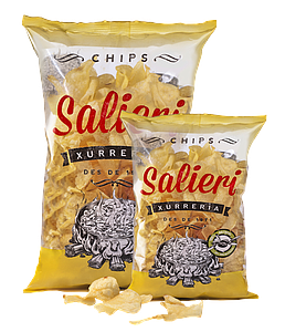 PATATES XIPS SALIERI PREMIUM oli oliva 20u 50g  SG