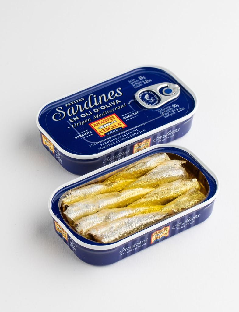 SARDINETES L'ESCALA 85g oli oliva (18) SG